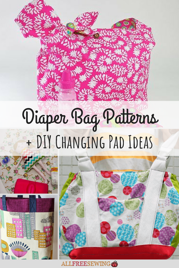 21 Diaper Bag Patterns + DIY Changing Pad Ideas